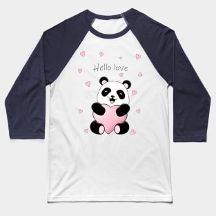 Cute panda Baseball T-Shirt